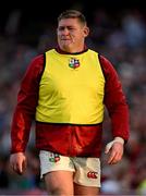 20 June 2025; Tadhg Furlong of British & Irish Lions before the Lions 1888 Cup match between the British & Irish Lions and Argentina at the Aviva Stadium in Dublin. Photo by Brendan Moran/Sportsfile