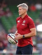 20 June 2025; British & Irish Lions assistant coach Simon Easterby before the Lions 1888 Cup match between the British & Irish Lions and Argentina at the Aviva Stadium in Dublin. Photo by Ramsey Cardy/Sportsfile