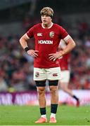 20 June 2025; Henry Pollock of British & Irish Lions during the Lions 1888 Cup match between the British & Irish Lions and Argentina at the Aviva Stadium in Dublin. Photo by Ramsey Cardy/Sportsfile