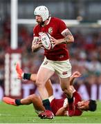 20 June 2025; Mack Hansen of British & Irish Lions during the Lions 1888 Cup match between the British & Irish Lions and Argentina at the Aviva Stadium in Dublin. Photo by Ramsey Cardy/Sportsfile