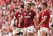 20 June 2025; Ellis Genge of British & Irish Lions during the Lions 1888 Cup match between the British & Irish Lions and Argentina at the Aviva Stadium in Dublin. Photo by Ramsey Cardy/Sportsfile