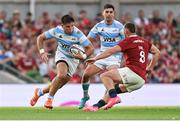 20 June 2025; Justo Piccardo of Argentina during the Lions 1888 Cup match between the British & Irish Lions and Argentina at the Aviva Stadium in Dublin. Photo by Ramsey Cardy/Sportsfile