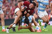 20 June 2025; Ellis Genge of British & Irish Lions during the Lions 1888 Cup match between the British & Irish Lions and Argentina at the Aviva Stadium in Dublin. Photo by Ramsey Cardy/Sportsfile