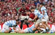 20 June 2025; Rónan Kelleher of British & Irish Lions during the Lions 1888 Cup match between the British & Irish Lions and Argentina at the Aviva Stadium in Dublin. Photo by Ramsey Cardy/Sportsfile