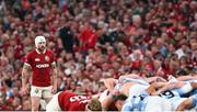 20 June 2025; Mack Hansen of British & Irish Lions during the Lions 1888 Cup match between the British & Irish Lions and Argentina at the Aviva Stadium in Dublin. Photo by Ramsey Cardy/Sportsfile