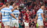 20 June 2025; Mack Hansen of British & Irish Lions after his side's defeat in the Lions 1888 Cup match between the British & Irish Lions and Argentina at the Aviva Stadium in Dublin. Photo by Ramsey Cardy/Sportsfile