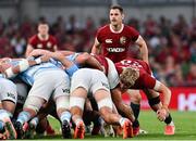 20 June 2025; Tomos Williams and Henry Pollock of British & Irish Lions during the Lions 1888 Cup match between the British & Irish Lions and Argentina at the Aviva Stadium in Dublin. Photo by Ramsey Cardy/Sportsfile