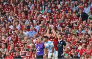 20 June 2025; Rónan Kelleher of British & Irish Lions during the Lions 1888 Cup match between the British & Irish Lions and Argentina at the Aviva Stadium in Dublin. Photo by Ramsey Cardy/Sportsfile