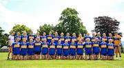 21 June 2025; Tipperary players during a team photograph before the TG4 All-Ireland Ladies Football Senior Championship Group 1 match between Tipperary and Donegal at Canon Hayes Park in Bansha, Tipperary. Photo by Seb Daly/Sportsfile