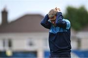 20 June 2025; St Patrick's Athletic manager Stephen Kenny reacts during the SSE Airtricity Men's Premier Division match between Galway United and St Patrick's Athletic at Eamonn Deacy Park in Galway. Photo by Piaras Ó Mídheach/Sportsfile