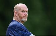 21 June 2025; Donegal manager James Daly during the TG4 All-Ireland Ladies Football Senior Championship Group 1 match between Tipperary and Donegal at Canon Hayes Park in Bansha, Tipperary. Photo by Seb Daly/Sportsfile
