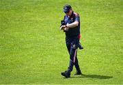 21 June 2025; Cork manager Joe Carroll walks the pitch before the TG4 All-Ireland Ladies Football Senior Championship Group 2 match between Mayo and Cork at Hastings Insurance MacHale Park in Castlebar, Mayo. Photo by Piaras Ó Mídheach/Sportsfile