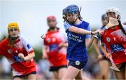 21 June 2025; Nicole Griffin of Kilmaley shoots to score a point during the John West Féile na nGael Camogie and Hurling National Finals match between Kilmaley and Mungret St Paul's at Hailo Tiles Wexford GAA Centre of Excellence in Ferns, Wexford. Photo by Shauna Clinton/Sportsfile