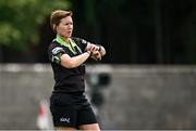 21 June 2025; Referee Angela Gallagher during the TG4 All-Ireland Ladies Football Senior Championship Group 1 match between Tipperary and Donegal at Canon Hayes Park in Bansha, Tipperary. Photo by Seb Daly/Sportsfile