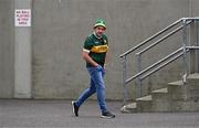 21 June 2025; A Kerry supporter arrives before the GAA Football All-Ireland Senior Championship preliminary quarter-final match between Kerry and Cavan at Fitzgerald Stadium in Killarney, Kerry. Photo by Brendan Moran/Sportsfile