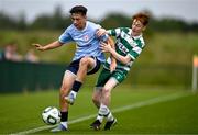 21 June 2025; Action during the match between Shamrock Rovers and Shelbourne at the EA SPORTS LOI Academy MU14 Development Day at FAI Headquarters in Abbotstown, Dublin. Photo by Ben McShane/Sportsfile