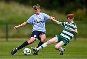 21 June 2025; Action during the match between Shamrock Rovers and Shelbourne at the EA SPORTS LOI Academy MU14 Development Day at FAI Headquarters in Abbotstown, Dublin. Photo by Ben McShane/Sportsfile