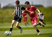 21 June 2025; Action during the match between St Joseph's AFC and Galway United at the EA SPORTS LOI Academy MU14 Development Day at FAI Headquarters in Abbotstown, Dublin. Photo by Ben McShane/Sportsfile