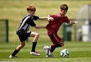 21 June 2025; Action during the match between St Joseph's AFC and Galway United at the EA SPORTS LOI Academy MU14 Development Day at FAI Headquarters in Abbotstown, Dublin. Photo by Ben McShane/Sportsfile