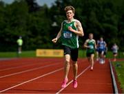 21 June 2025; Charlie O'Neill of Belvedere College, representing Leinster, on his way to winning the boys 1500m during the 123.ie Irish Schools Athletics Association Tailteann Games at SETU Campus in Carlow. Photo by Sam Barnes/Sportsfile