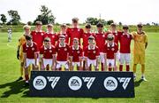 21 June 2025; The Sligo Rovers team at the EA SPORTS LOI Academy MU14 Development Day at FAI Headquarters in Abbotstown, Dublin. Photo by Ben McShane/Sportsfile