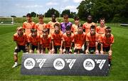 21 June 2025; The Cork City team at the EA SPORTS LOI Academy MU14 Development Day at FAI Headquarters in Abbotstown, Dublin. Photo by Ben McShane/Sportsfile