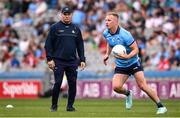 21 June 2025; Dublin manager Dessie Farrell and Ciaran Kilkenny of Dublin during the GAA Football All-Ireland Senior Championship preliminary quarter-final match between Dublin and Cork at Croke Park in Dublin. Photo by Ramsey Cardy/Sportsfile
