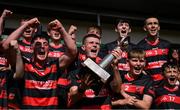 21 June 2025; Ballygunner players, including captain Michael Moloney, celebrate after their side's victory in the Hurling Division 1 Final match between Ballygunner and Ballinora during the John West Féile na nGael Camogie and Hurling National Finals at Halo Tiles Wexford GAA Centre of Excellence in Ferns, Wexford. Photo by Shauna Clinton/Sportsfile
