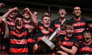 21 June 2025; Ballygunner players, including captain Michael Moloney, celebrate after their side's victory in the Hurling Division 1 Final match between Ballygunner and Ballinora during the John West Féile na nGael Camogie and Hurling National Finals at Halo Tiles Wexford GAA Centre of Excellence in Ferns, Wexford. Photo by Shauna Clinton/Sportsfile