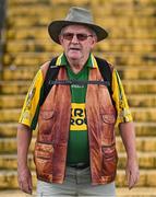 21 June 2025; A Kerry supporter arrives before the GAA Football All-Ireland Senior Championship preliminary quarter-final match between Kerry and Cavan at Fitzgerald Stadium in Killarney, Kerry. Photo by Brendan Moran/Sportsfile