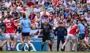 21 June 2025; Dublin manager Dessie Farrell during the GAA Football All-Ireland Senior Championship preliminary quarter-final match between Dublin and Cork at Croke Park in Dublin. Photo by Ramsey Cardy/Sportsfile