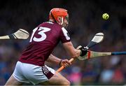 21 June 2025; Conor Whelan of Galway weaves his way through Tipperary defenders during the GAA Hurling All-Ireland Senior Championship quarter-final match between Galway and Tipperary at TUS Gaelic Grounds in Limerick. Photo by Ray McManus/Sportsfile