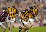 19 September 2004; Kieran Joyce, Kilkenny, in action against Barry Hanley, Galway. All-Ireland Minor Hurling Championship Final Replay, Kilkenny v Galway, O'Connor Park, Tullamore, Co. Offaly. Picture credit; Damien Eagers / SPORTSFILE