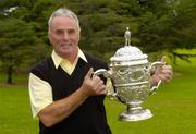17 September 2004; Ollie Tutty, Lucan Golf Club, with the Bulmers Junior Cup. Shannon Golf Club, Shannon, Co. Clare. Picture credit; Ray McManus / SPORTSFILE