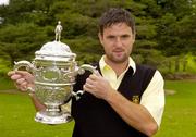 17 September 2004; Martin O'Toole, Lucan Golf Club, with the Bulmers Junior Cup. Shannon Golf Club, Shannon, Co. Clare. Picture credit; Ray McManus / SPORTSFILE