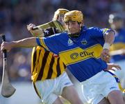 18 September 2004; Andrew Morrissey, Tipperary, in action against James 'Cha' Fitzpatrick, Kilkenny. Erin All-Ireland U21 Hurling Championship Final, Kilkenny v Tipperary, Nowlan Park, Kilkenny. Picture credit; Damien Eagers / SPORTSFILE