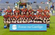 19 September 2004; The Down team. All-Ireland Junior Camogie Championship Final, Cork v Down, Croke Park, Dublin. Picture credit; Pat Murphy / SPORTSFILE