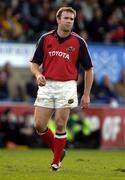 18 September 2004; John Kelly, Munster. Celtic League 2004-2005, Leinster v Munster, Donnybrook, Dublin. Picture credit; Brian Lawless / SPORTSFILE