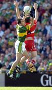 29 August 2004; Paddy Bradley, Derry, in action against Tom O'Sullivan, Kerry. Bank of Ireland Senior Football Championship Semi-Final, Derry v Kerry, Croke Park, Dublin. Picture credit; Ray McManus / SPORTSFILE