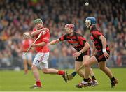 13 October 2013; Thomas Connors of Passage in action against Shane O'Sullivan and Shane Walsh of Ballygunner during the Waterford County Senior Club Hurling Championship Final match between Ballygunner and Passage at Walsh Park in Waterford. Photo by Matt Browne/Sportsfile