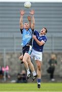 13 October 2013; Ciaran Kilmurray, St Lomans, in action against Gavin Hoey, Tyrrellspass. Westmeath County Senior Club Football Championship Final, St Lomans v Tyrrellspass, Cusack Park, Mullingar, Co Westmeath. Picture credit: Ramsey Cardy / SPORTSFILE