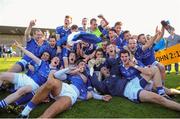 13 October 2013; St Lomans players celebrate after defeating Tyrellspass. Westmeath County Senior Club Football Championship Final, St Lomans v Tyrrellspass, Cusack Park, Mullingar, Co Westmeath. Picture credit: Ramsey Cardy / SPORTSFILE