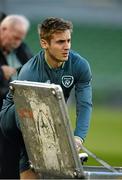 14 October 2013; Republic of Ireland's Kevin Doyle during squad training ahead of their 2014 FIFA World Cup Qualifier, Group C, game against Kazakhstan on Tuesday. Republic of Ireland Squad Training, Aviva Stadium, Lansdowne Road, Dublin. Picture credit: David Maher / SPORTSFILE