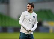 14 October 2013; Republic of Ireland's Aiden McGeady during during squad training ahead of their 2014 FIFA World Cup Qualifier, Group C, game against Kazakhstan on Tuesday. Republic of Ireland Squad Training, Aviva Stadium, Lansdowne Road, Dublin. Picture credit: David Maher / SPORTSFILE