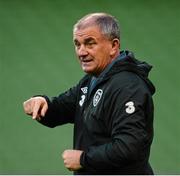 14 October 2013; Republic of Ireland interim manager Noel King during squad training ahead of their 2014 FIFA World Cup Qualifier, Group C, game against Kazakhstan on Tuesday. Republic of Ireland Squad Training, Aviva Stadium, Lansdowne Road, Dublin. Picture credit: David Maher / SPORTSFILE
