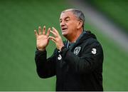 14 October 2013; Republic of Ireland interim manager Noel King during squad training ahead of their 2014 FIFA World Cup Qualifier, Group C, game against Kazakhstan on Tuesday. Republic of Ireland Squad Training, Aviva Stadium, Lansdowne Road, Dublin. Picture credit: David Maher / SPORTSFILE