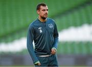 14 October 2013; Republic of Ireland's Darron Gibson in action during squad training ahead of their 2014 FIFA World Cup Qualifier, Group C, game against Kazakhstan on Tuesday. Republic of Ireland Squad Training, Aviva Stadium, Lansdowne Road, Dublin. Picture credit: David Maher / SPORTSFILE