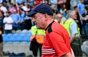 21 June 2025; Cork manager John Cleary after his side's defeat in the GAA Football All-Ireland Senior Championship preliminary quarter-final match between Dublin and Cork at Croke Park in Dublin. Photo by Ramsey Cardy/Sportsfile
