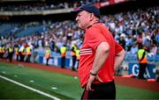 21 June 2025; Cork manager John Cleary after his side's defeat in the GAA Football All-Ireland Senior Championship preliminary quarter-final match between Dublin and Cork at Croke Park in Dublin. Photo by Ramsey Cardy/Sportsfile