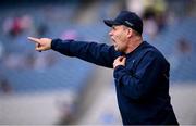 21 June 2025; Dublin manager Dessie Farrell during the GAA Football All-Ireland Senior Championship preliminary quarter-final match between Dublin and Cork at Croke Park in Dublin. Photo by Ramsey Cardy/Sportsfile